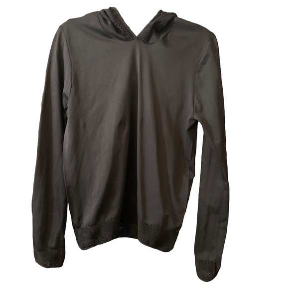 Fabletics netted  hem long sleeve hoodie SIZE L - Picture 3 of 4